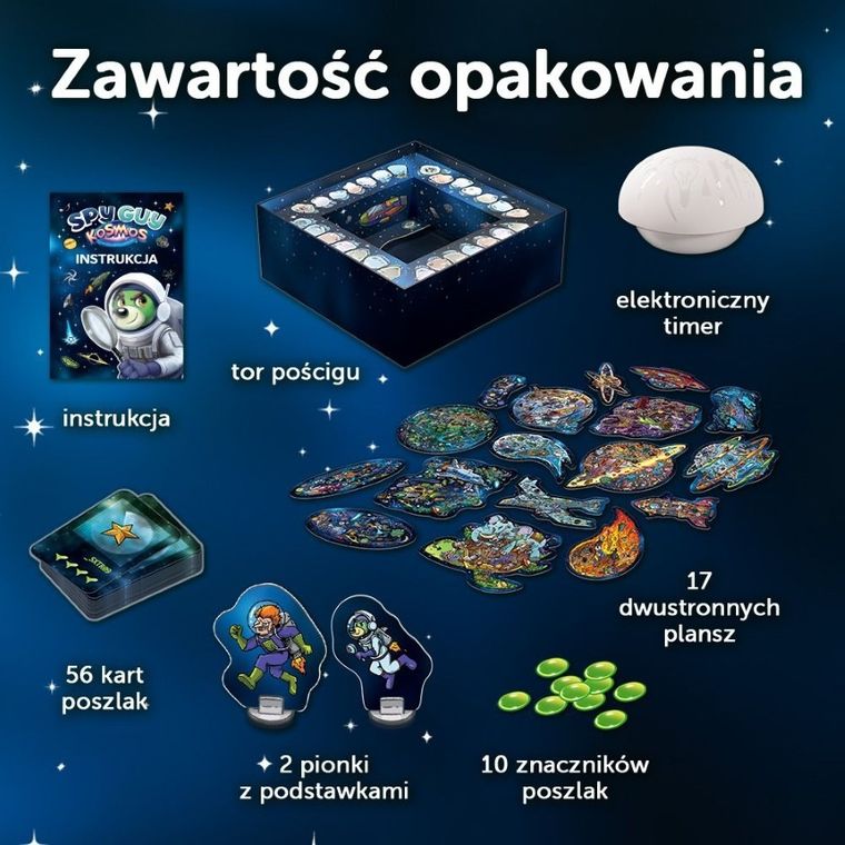 Trefl, Rodzina Treflików, Spy Guy, Kosmos, gra familijna