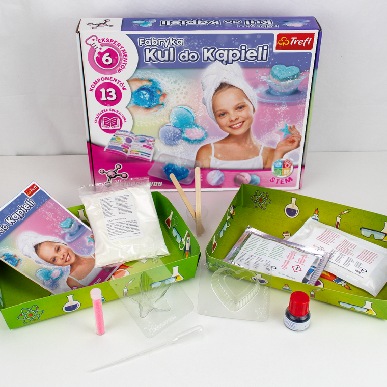 Trefl, Science4You, Fabryka kul do kąpieli, zestaw L