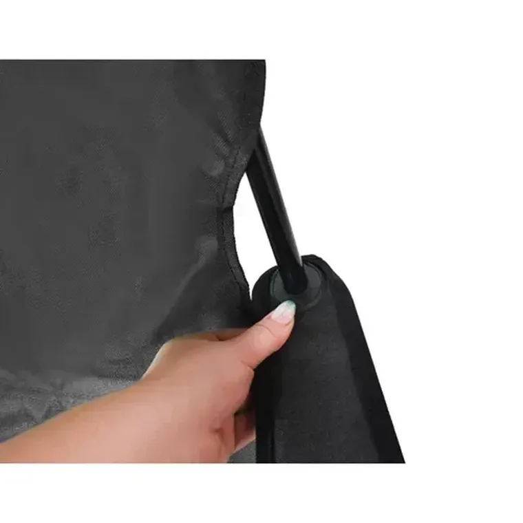 Trizand, krzesło wędkarskie, czarne