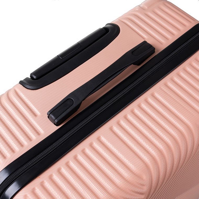 Trizand, zestaw walizek 3w1, różowe