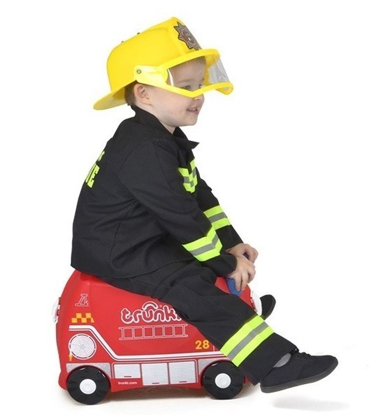Trunki, Wóz strażacki Frank, jeżdząca walizeczka