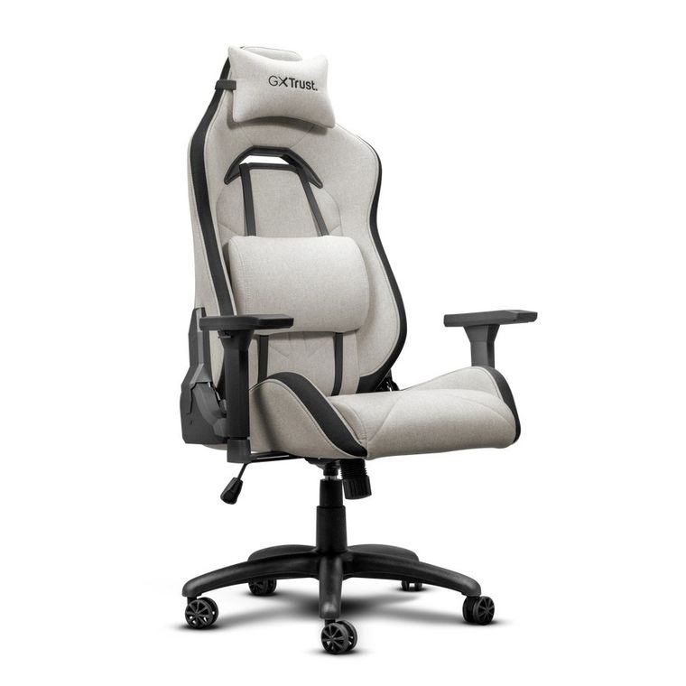 Trust, GXT 723B Ruya Comfortable Fabric Beige, fotel gamingowy