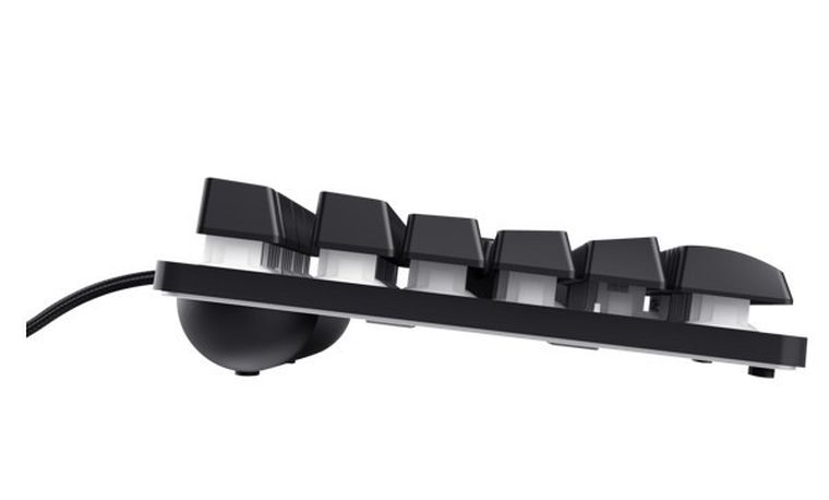 Trust, klawiatura gamingowa, podświetlana, GTX 833 Thado TKL, czarna