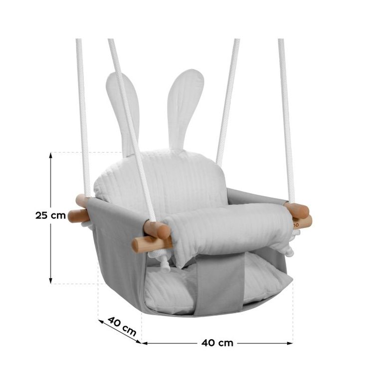 Tulano, Hop 33, huśtawka, grey