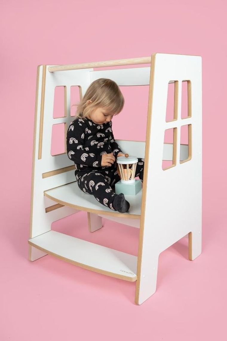 tupti.wood, Kitchen Helper, Double Safe, pomocnik kuchenny dla rodzeństwa