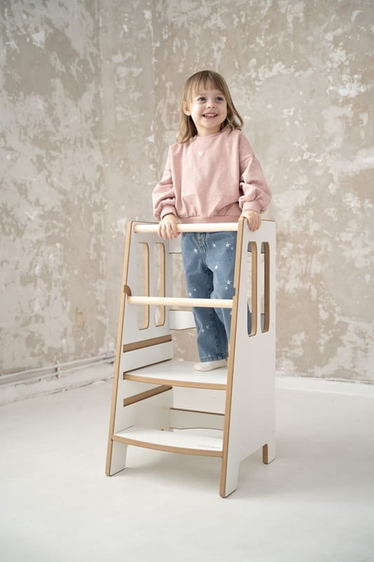 tupti.wood, Kitchen Helper, Little, pomocnik kuchenny, biały