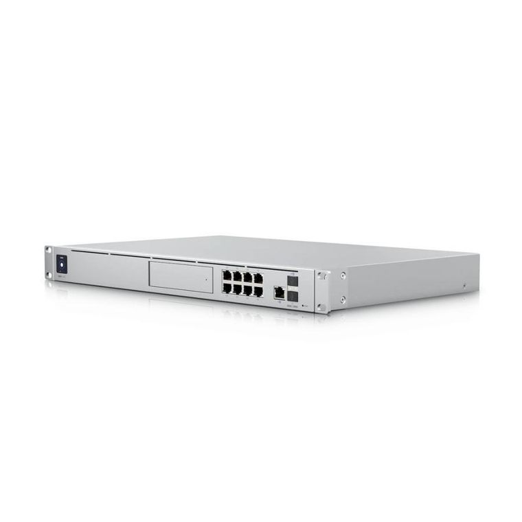 Ubiquiti, UDM-SE, konsola, UniFi Dream Machine, 8x RJ45 1000Mb/s, 1x SFP+, 1x RJ45 2.5Gb/s WAN, 1x SFP+ WAN, 128GB SSD