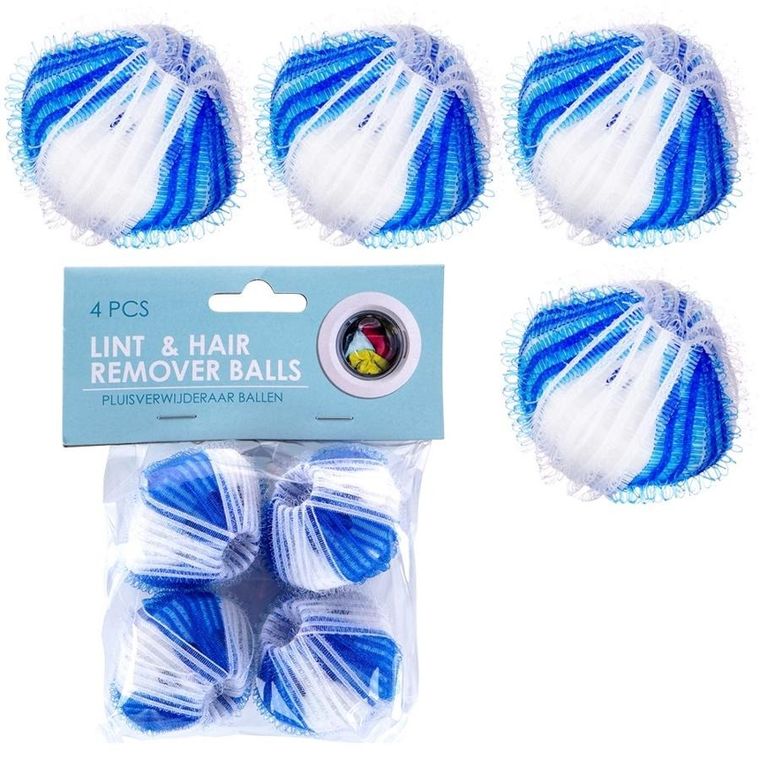 Ultra Clean, piłki do prania, 5 cm, 4 szt.