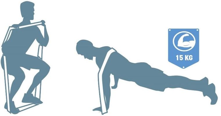 Umbro, guma oporowa, power band, 15 kg