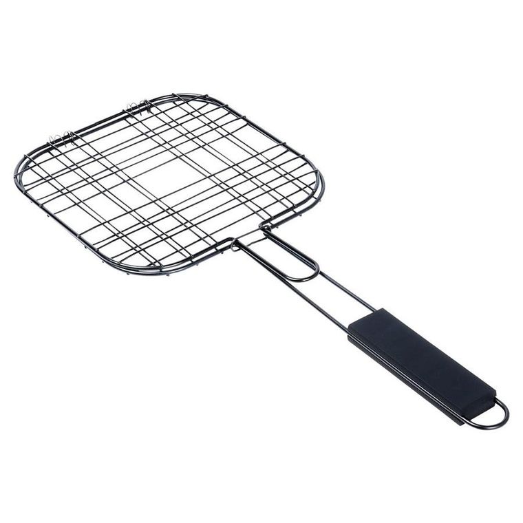 Vaggan, ruszt do grillowania burgerów, metalowy, czarny, 49-21,1 cm