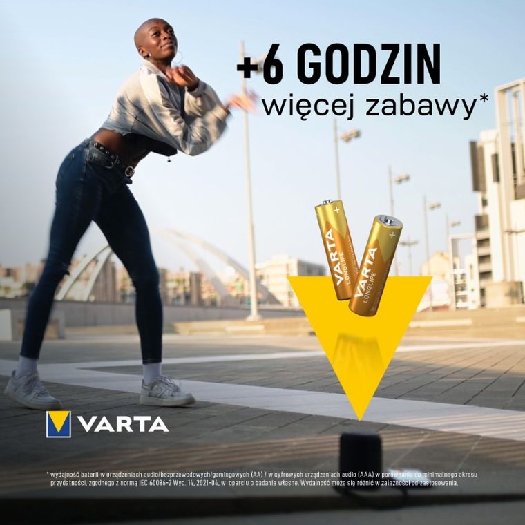 VARTA, Longlife, bateria alkaliczna, AA, 8 szt.