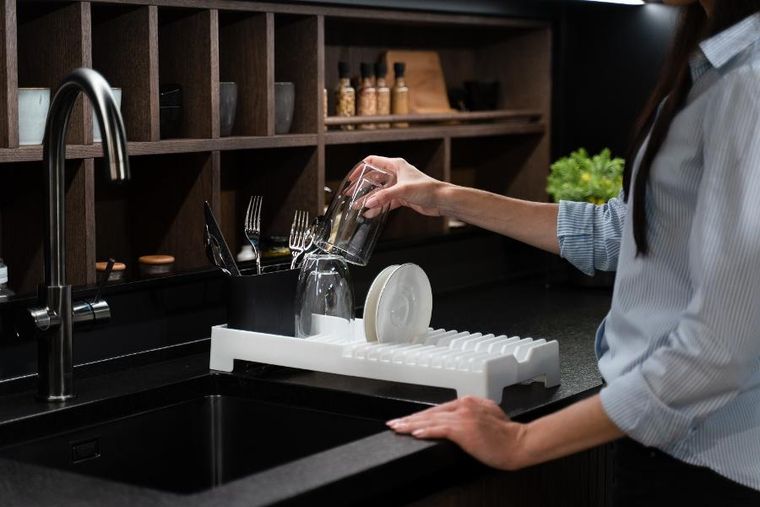 Vialli Design, Livio Duo, ociekacz na naczynia, biały