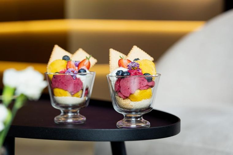 Vialli Design, pucharek do deserów z podwójną ścianką, Soho, 250 ml, 2 szt.