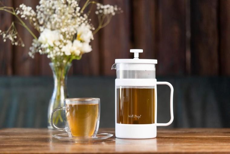 Vialli Design, Senso, zaparzacz do kawy i herbaty, biały, 1000 ml