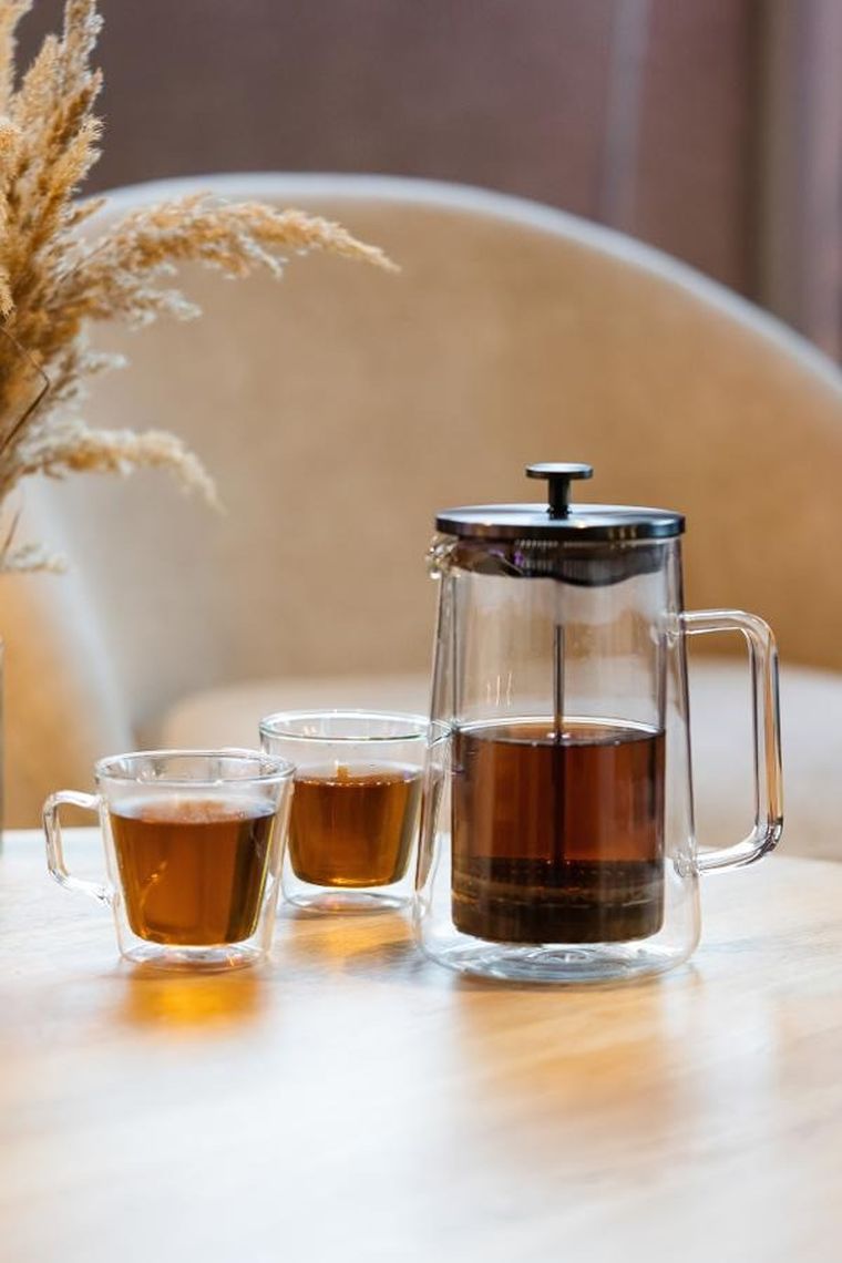 Vialli Design, zaparzacz do herbaty, 1000 ml, Diva grafit mat