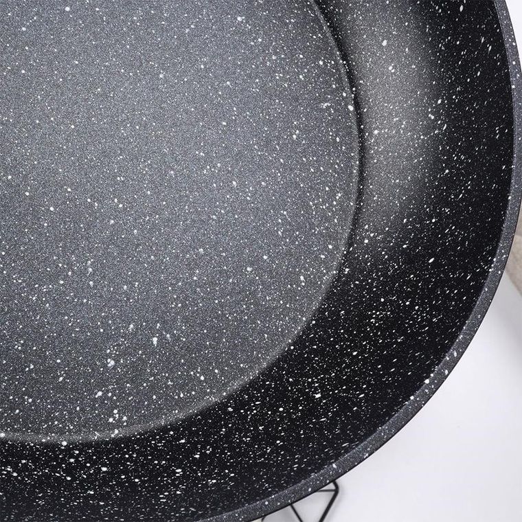 Vilde, Black & Wood, zestaw patelni, 20/24/28 cm, 3 szt.