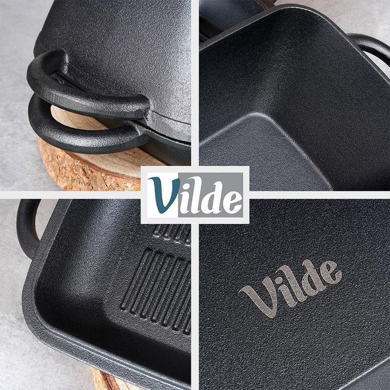 Vilde, Cast Line, brytfanna żeliwna 2w1, 3,5l/1,5l