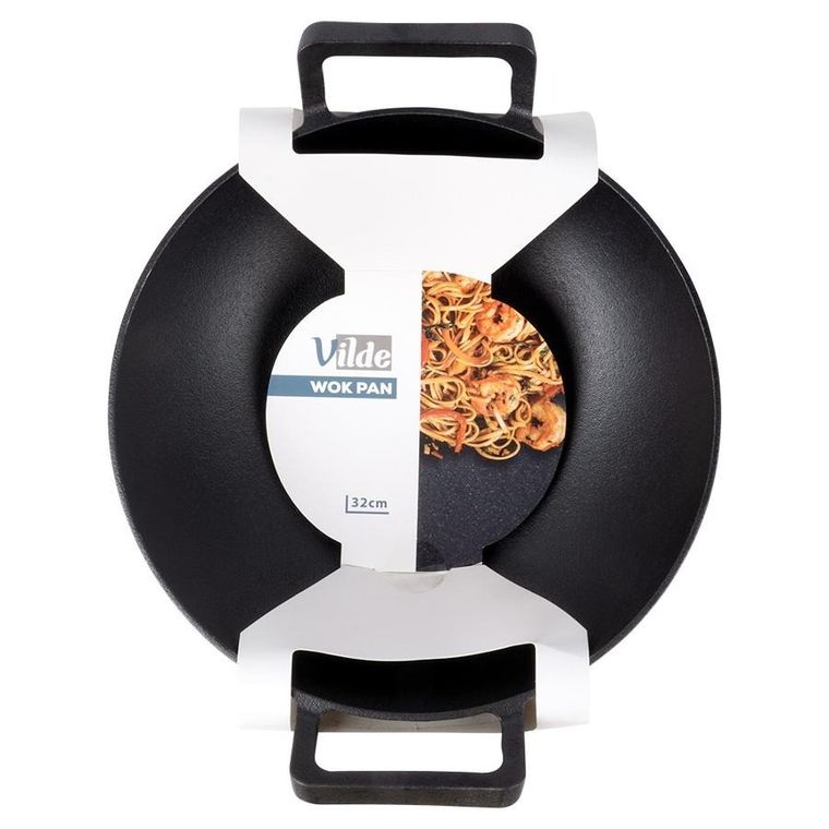 Vilde, Cast Line, patelnia wok, żeliwna, 32 cm