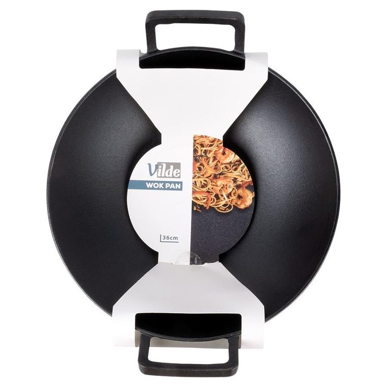Vilde, Cast Line, patelnia wok, żeliwna, 36 cm