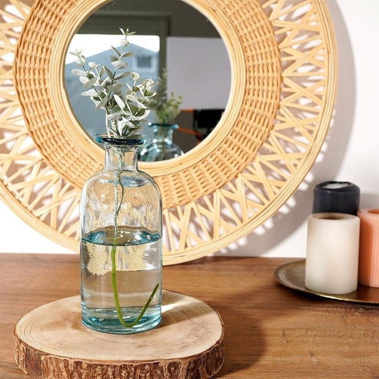 Vilde, dekoracyjny wazon na kwiaty, szklany, 20 cm