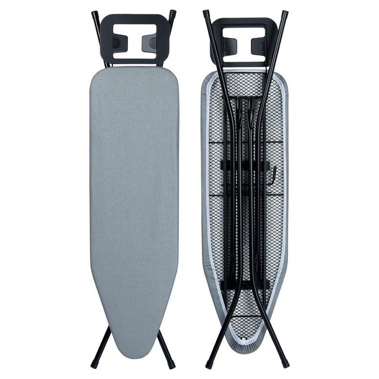 Vilde, deska do prasowania, szara, 130-34-87,5 cm