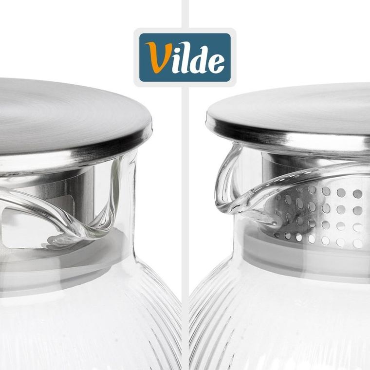 Vilde, dzbanek z pokrywką, szklany, 1,5l