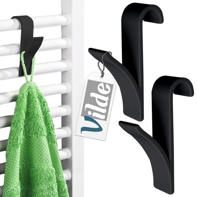 Vilde, haczyk wieszak na kaloryfer, 2 szt.