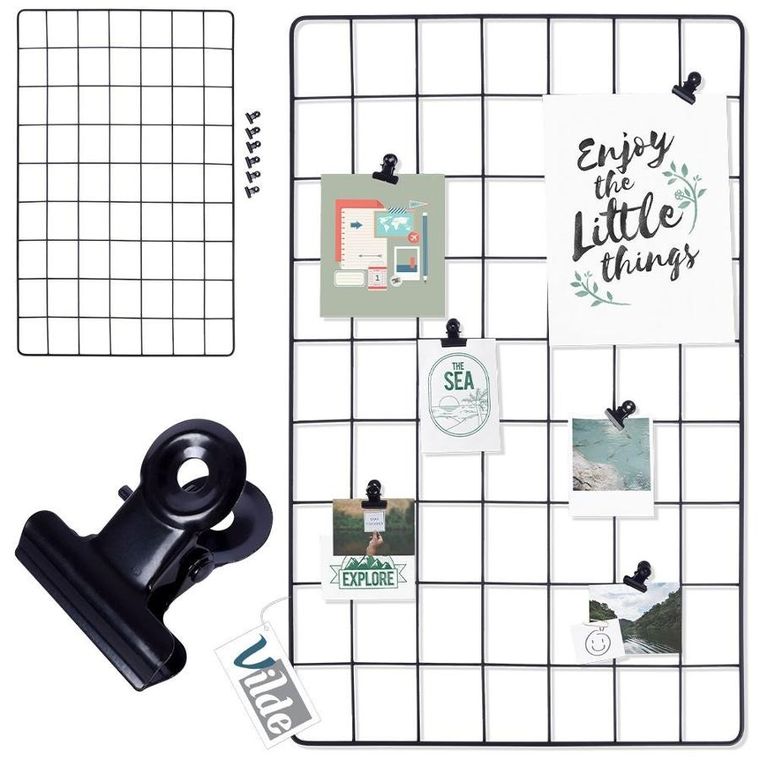 Vilde, kratka na zdjęcia, metalowa czarna, 58-36 cm