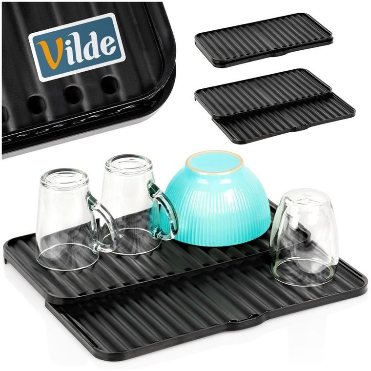 Vilde, mata do suszenia naczyń, rozkładana, 37,5-20,5/33 cm