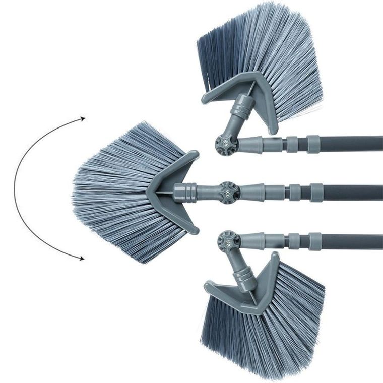 Vilde, miotła teleskopowa do kurzu i pajęczyn trójkątna, 140-327 cm