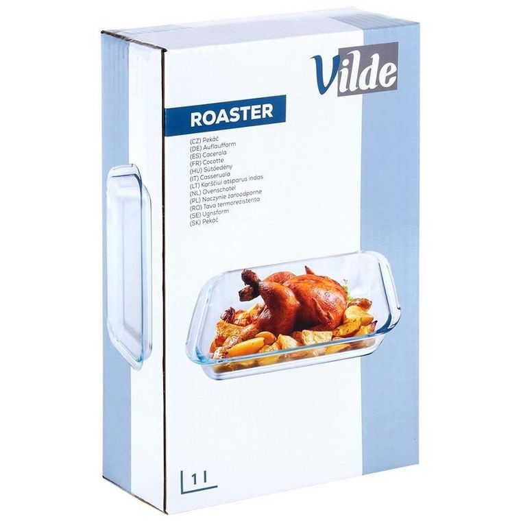 Vilde, naczynie żaroodporne, szklane, 25.5-15-4.5 cm, 1 l