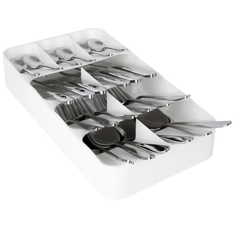 Vilde, organizer do szuflady, biały, 39-17-5.5 cm