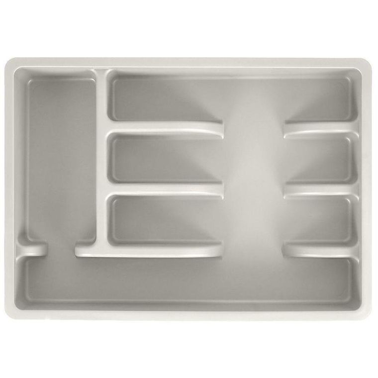 Vilde, organizer na sztućce, wkład do szuflady, popielaty, 36-25,5-6 cm