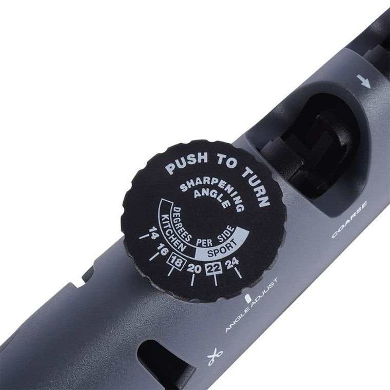 Vilde, ostrzałka do noży z regulacją kąta, czterofazowa