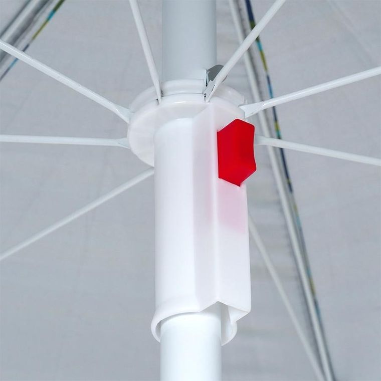 Vilde, parasol plażowy z podstawą, 147 cm