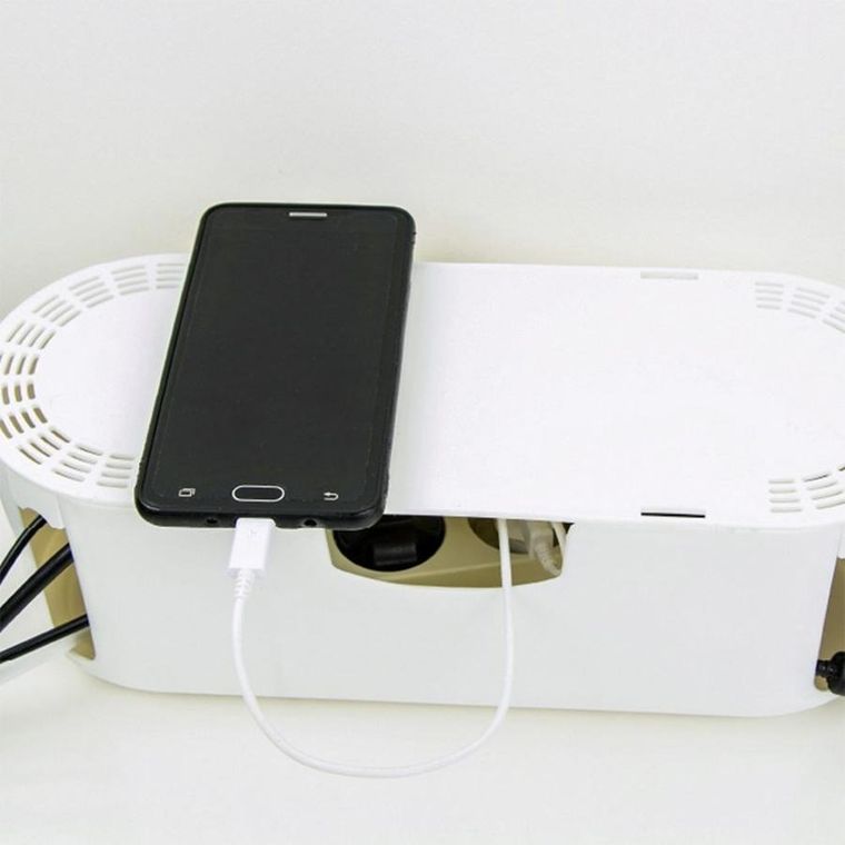 Vilde, pojemnik na kable, biały