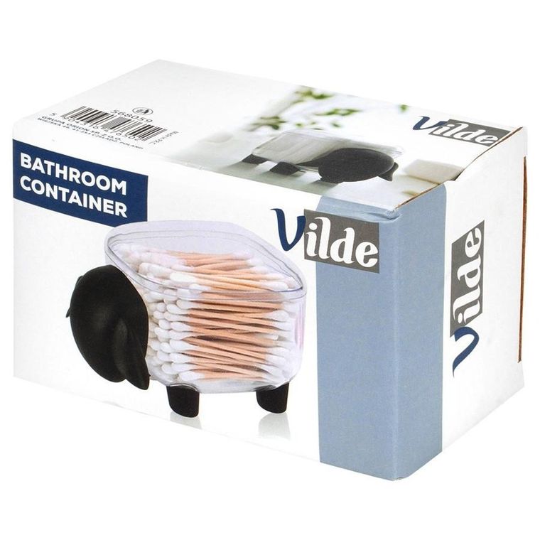 Vilde, pojemnik na patyczki i płatki kosmetyczne, 13 cm