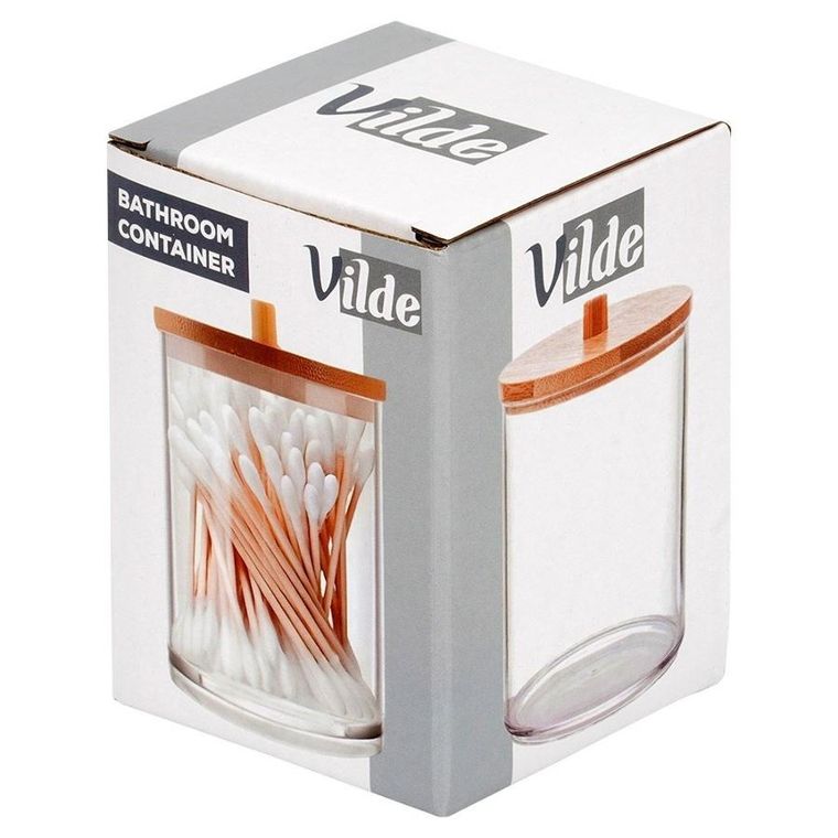 Vilde, pojemnik na patyczki i płatki kosmetyczne