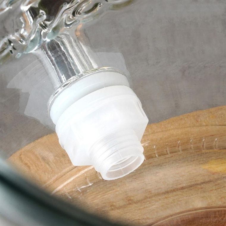 Vilde, słój do napojów, z kranikiem, szklany, 6,2l