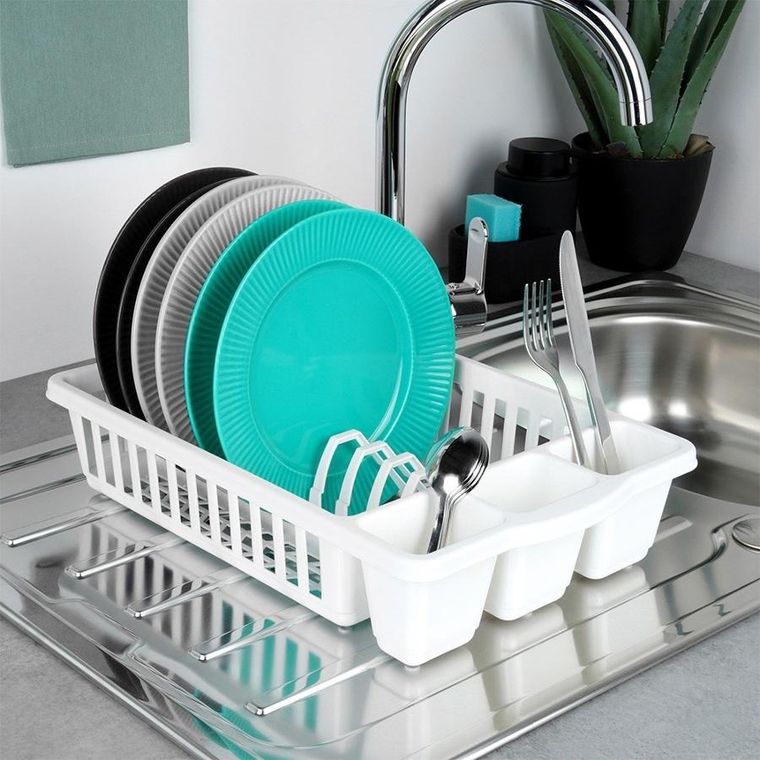 Vilde, suszarka na naczynia, biała, 39,5-26-8,5 cm