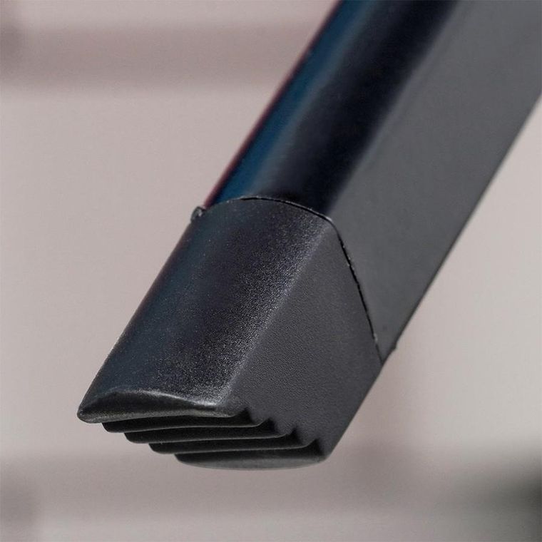 Vilde, suszarka na pranie, metalowa, czarna pionowa rozsuwana, 47-78-94 cm