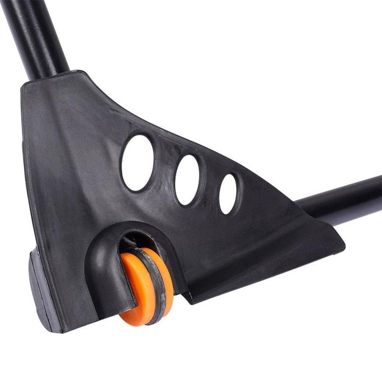 Vilde, suszarka na pranie metalowa, czarna rozsuwana XXL, 110-189 cm