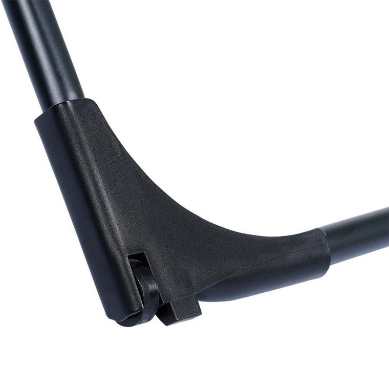 Vilde, suszarka na pranie, metalowa i rozsuwana, czarna, rozmiar XXL, 108-182 cm