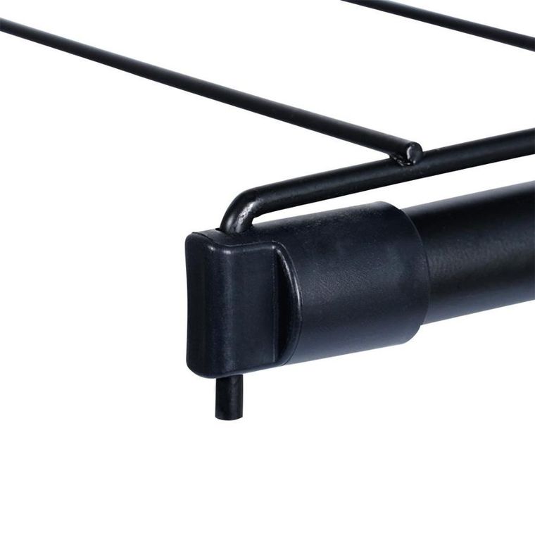 Vilde, suszarka na pranie metalowa, składana, czarna, 91-84 cm