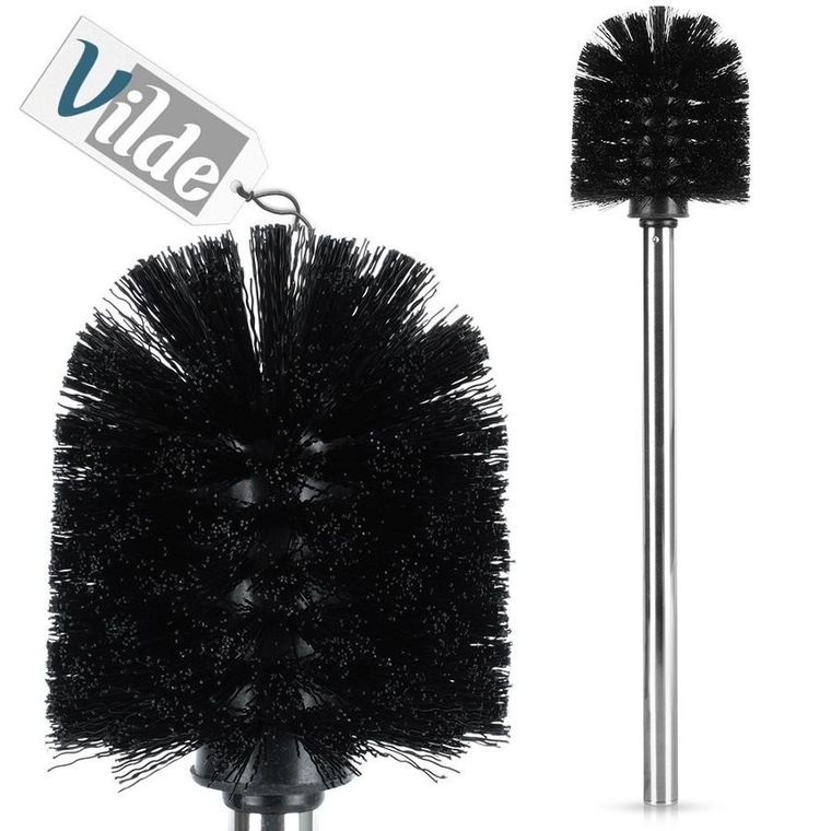 Vilde, szczotka do toalety, zapasowa, czarna, 35 cm