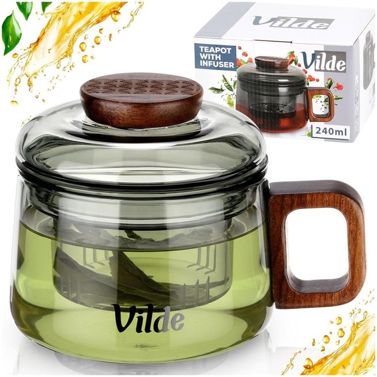 Vilde, szklanka z zaparzaczem do herbaty, 240 ml