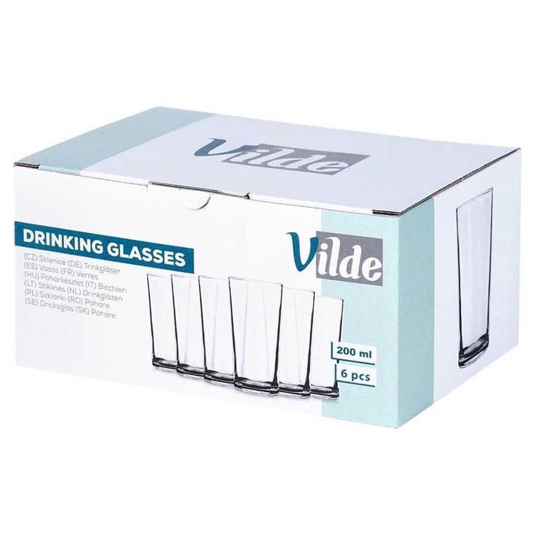Vilde, szklanki, 200 ml, 6 szt.