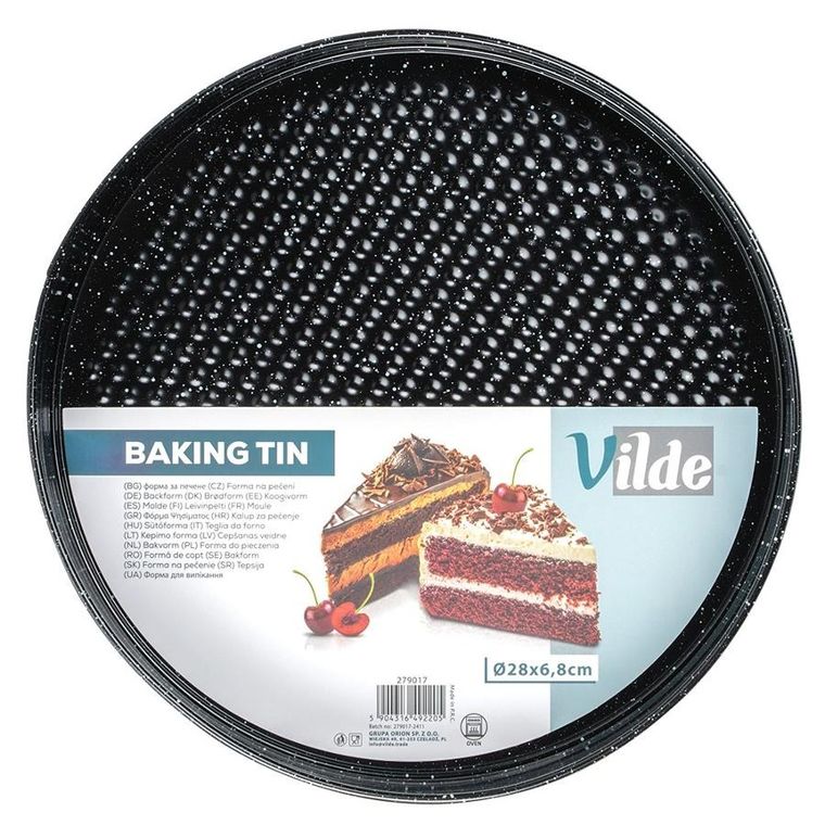 Vilde, tortownica rozpinana, granitowa, 28 cm