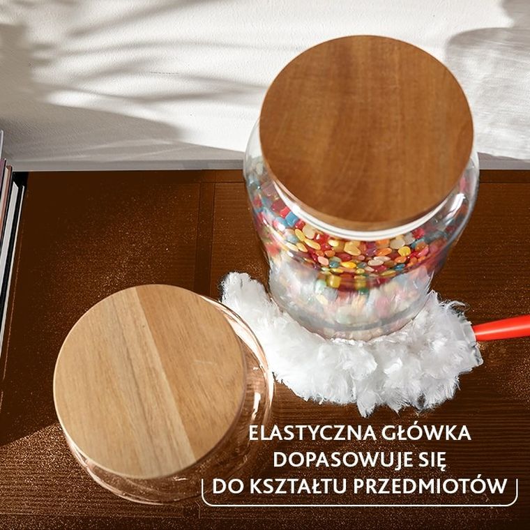 Vileda, miotełka do kurzu, z krótką rączką + Flex&Catch, wkłady, 2 szt.