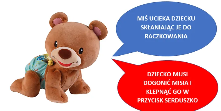 Vtech, Raczkujący Miś Tuptuś, maskotka edukacyjna